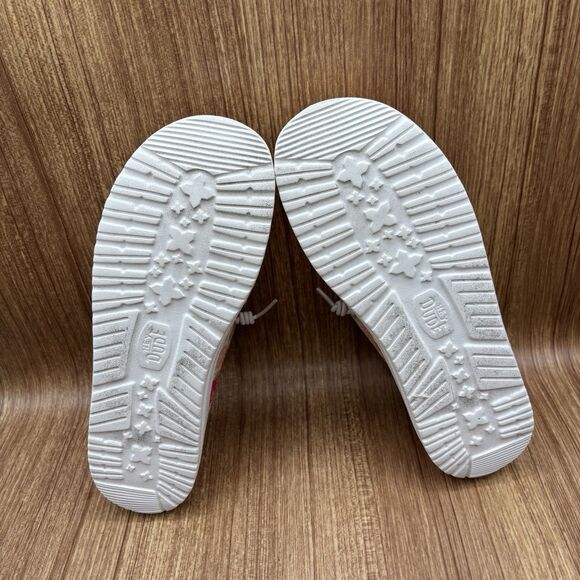 Hey Dude Wendy Watercolor Floral Petal Pink Multi Women’s Size 8 Sneakers - Picture 6 of 8